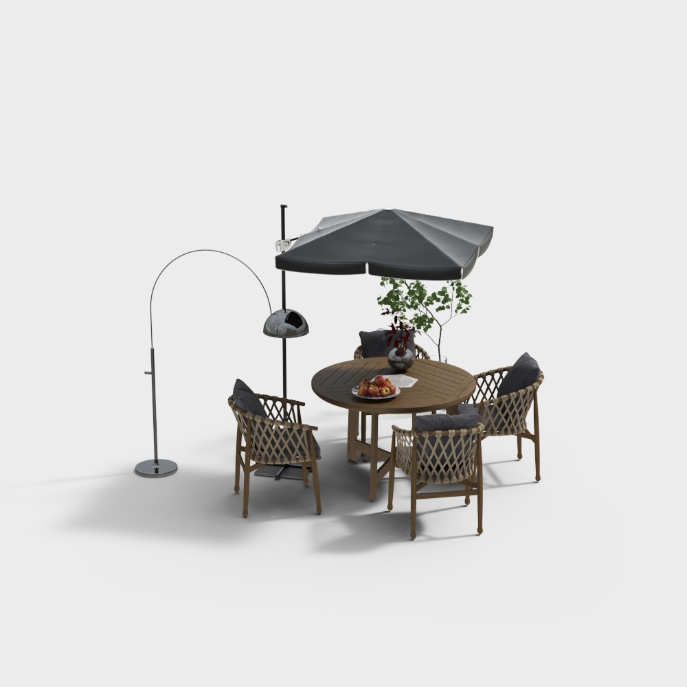 Table et chaises d'extérieur