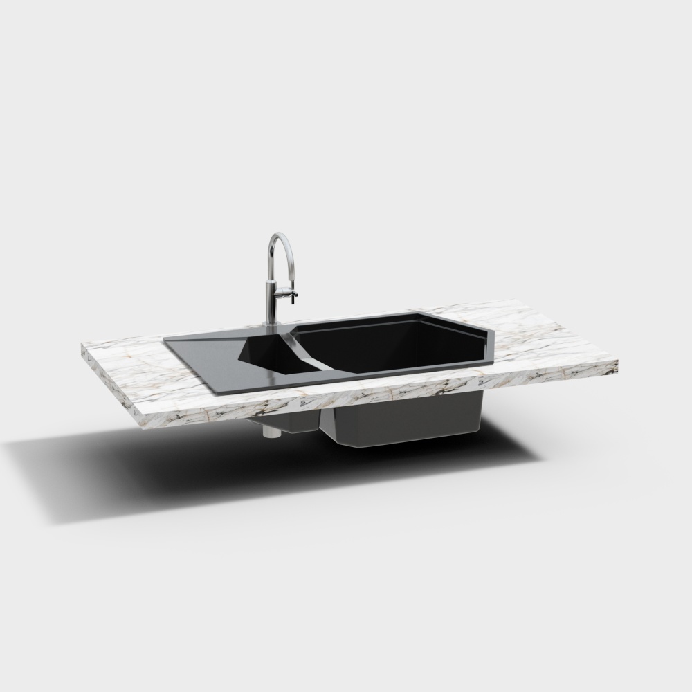 Urban Marble Sink 3D model