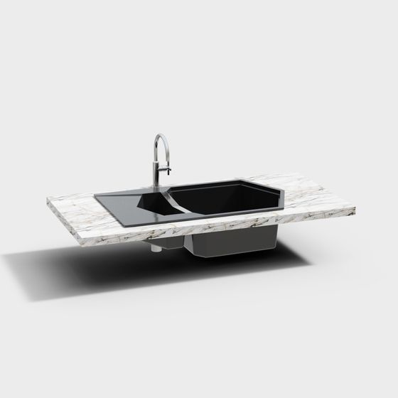 Urban Marble Sink 3D model