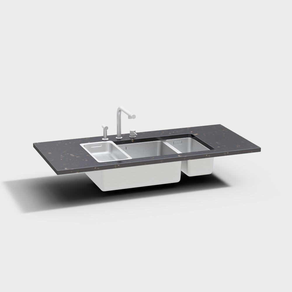 Deep modern sink