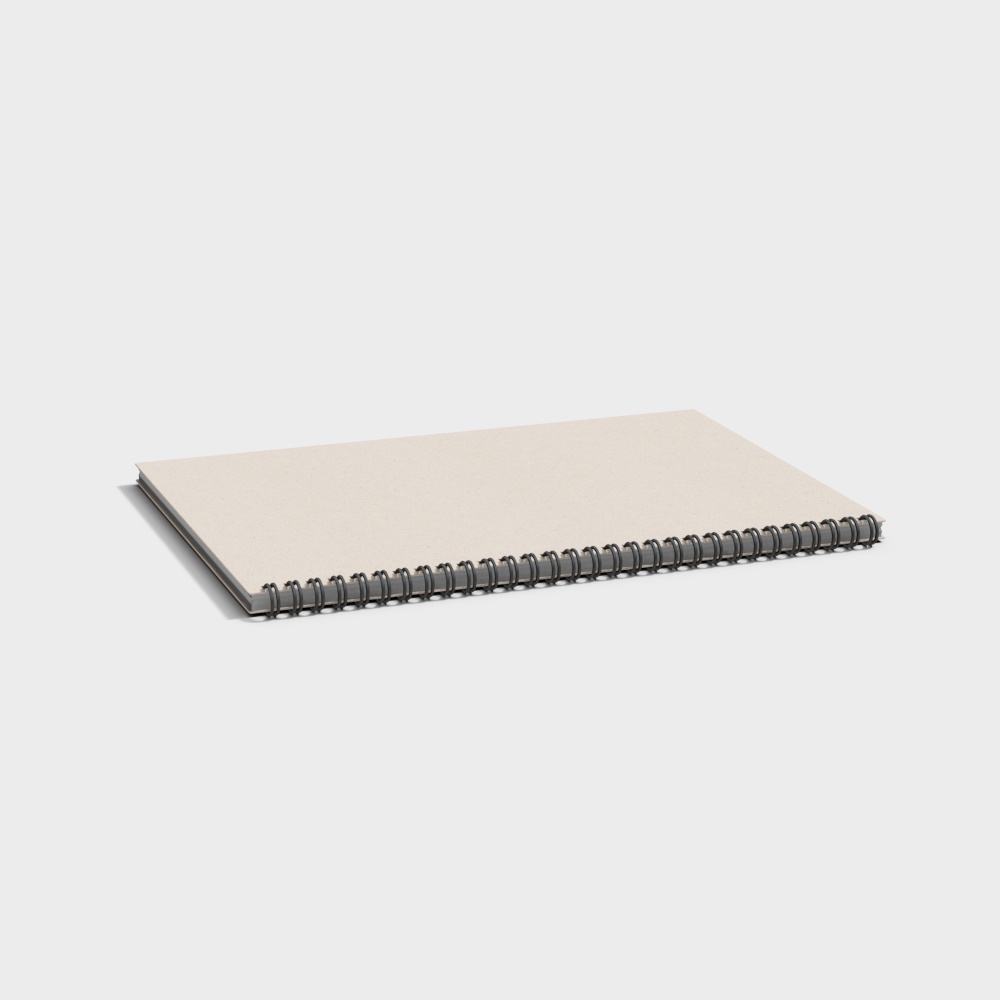Spiral Notebook 3D model