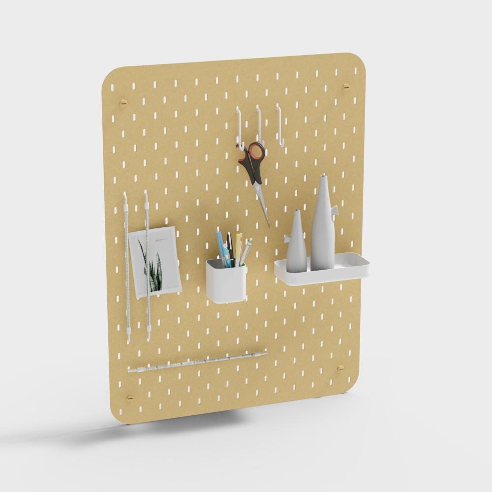 Panneau de suspension de plaque de trou d'accessoires de bureau