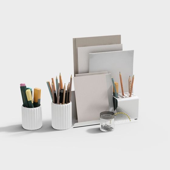 Creative Desk 3D model for Modern Workspaces
