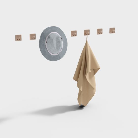 Crochet en métal de luxe léger