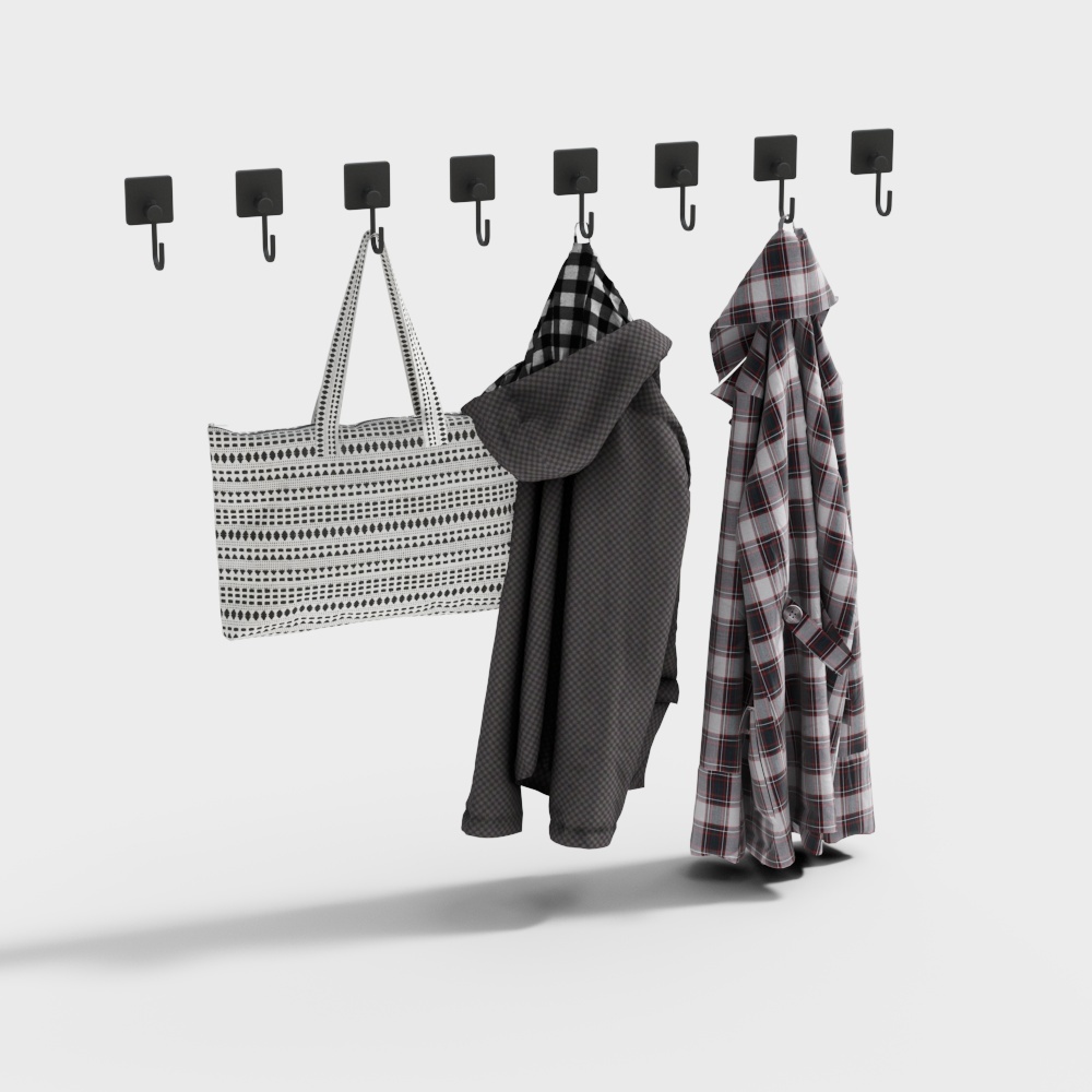 Light luxury hook black