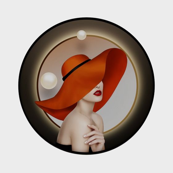 Retro Elegance Low-Poly 3D model