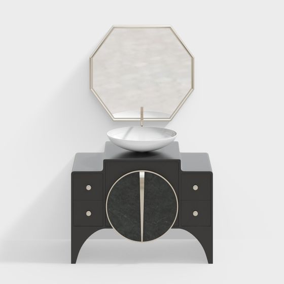 Art Deco Vanity 3D model