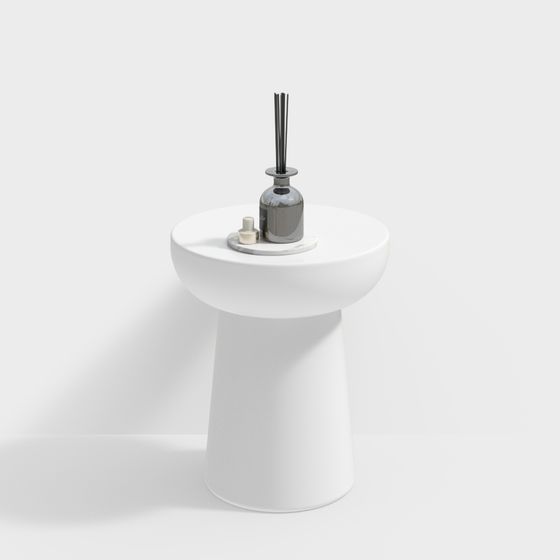 Unique Cone-Shaped Side Table 3D model