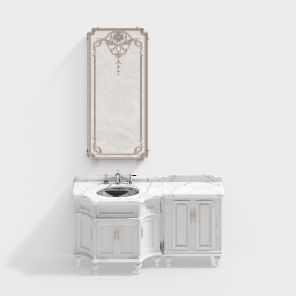 French bathroom Cabinet