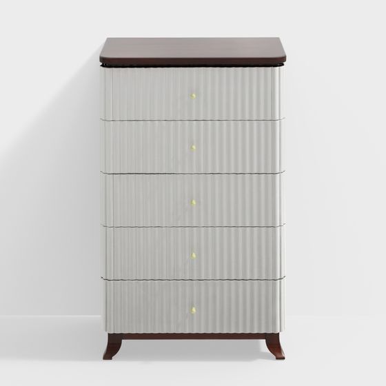 Vintage Storage Cabinet 3D model