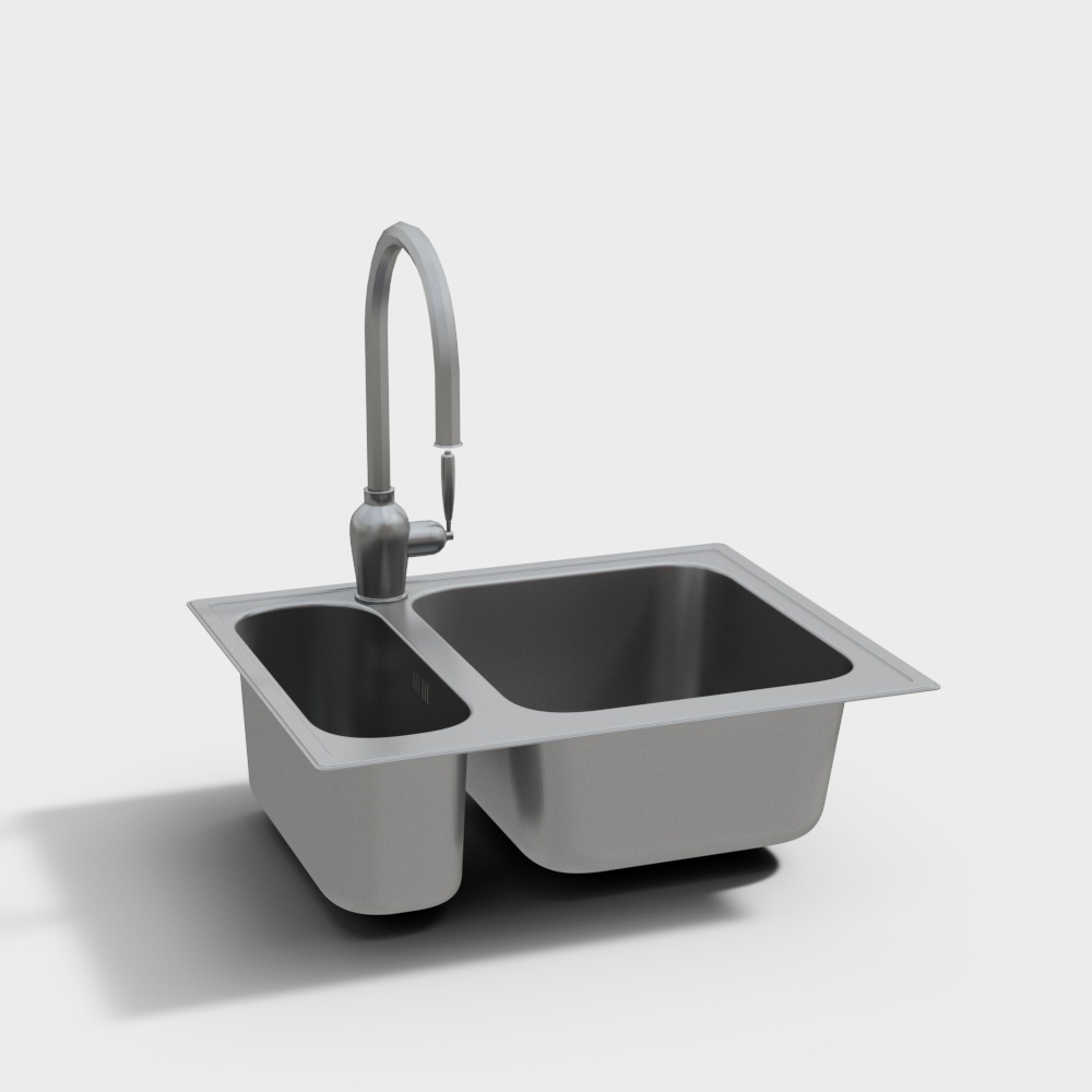 Современная раковина и раковина, комбинация левая маленькая