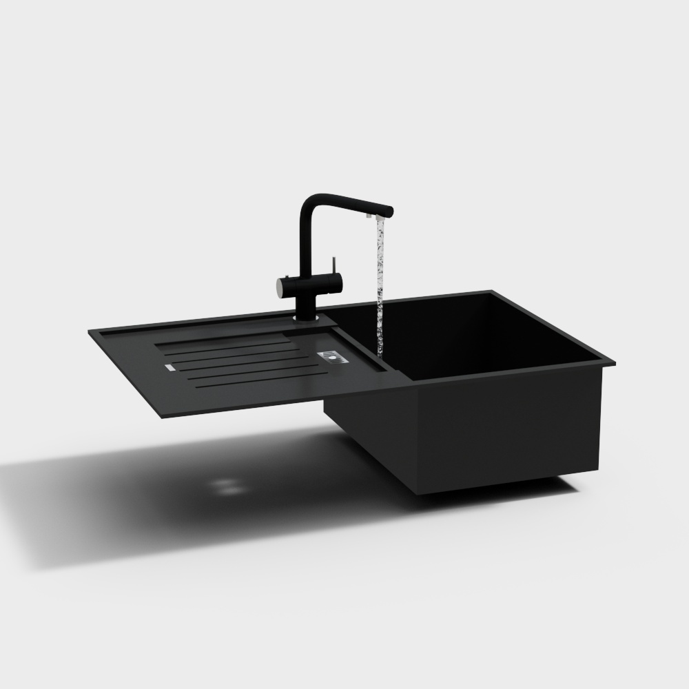 Modern sink wash basin water ripples