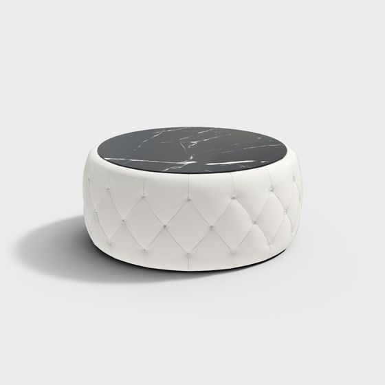 Luxurious Round Coffee Table 3D model