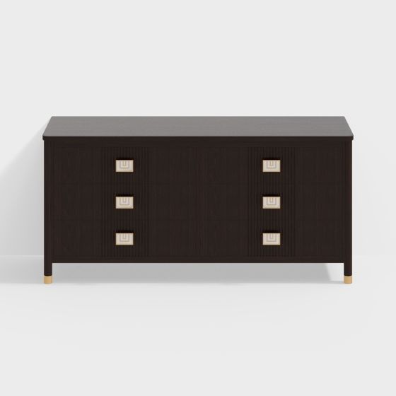 Art Deco Sideboard 3D model