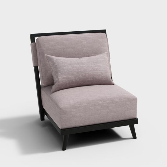 Modern Minimalist Armchair 3D model