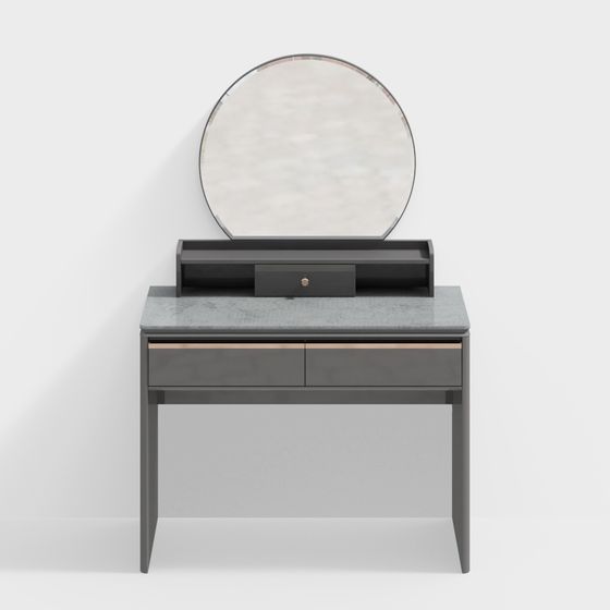 Stylish Vanity Table 3D model for Interior Design