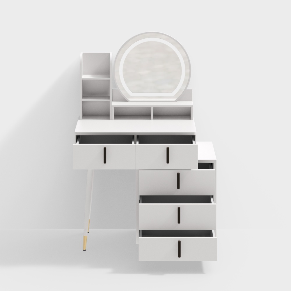 Minimalist Vanity Table 3D model