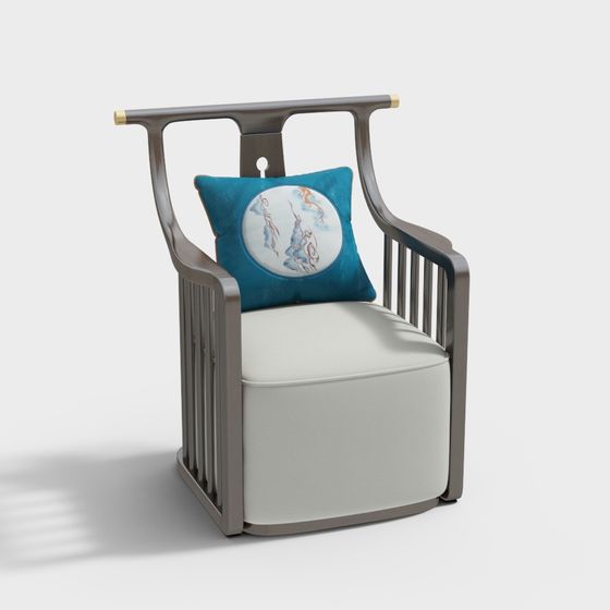 Oriental Elegance Chair 3D model
