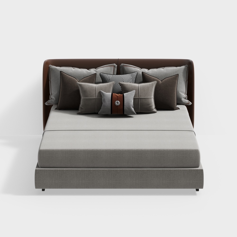 Masasanty/Massa Saint-New Chinese Bedroom Double King size bed