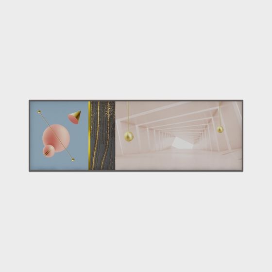 Future Door 3D model - Modern Aesthetic Design