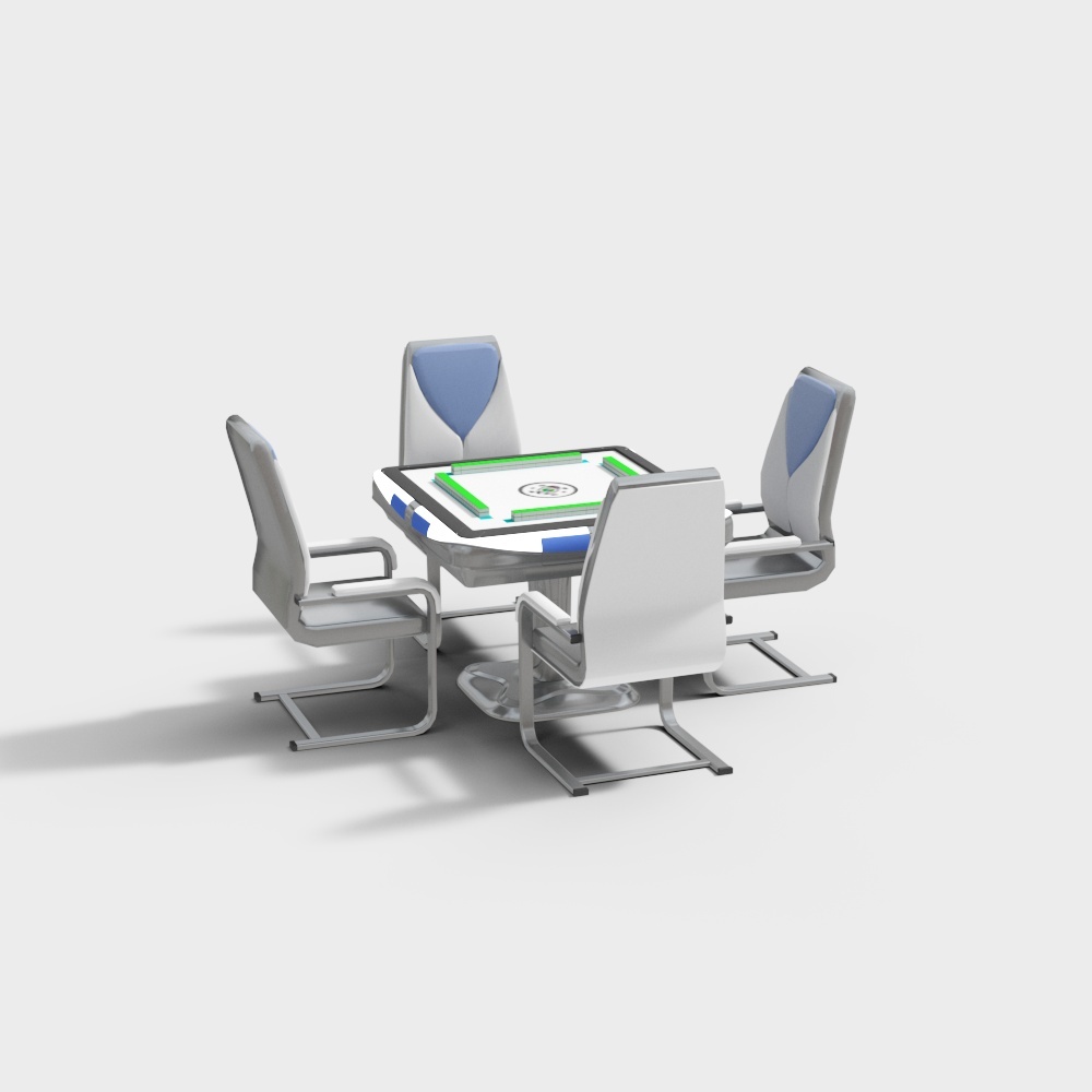 Stylish City Lounge 3D Model