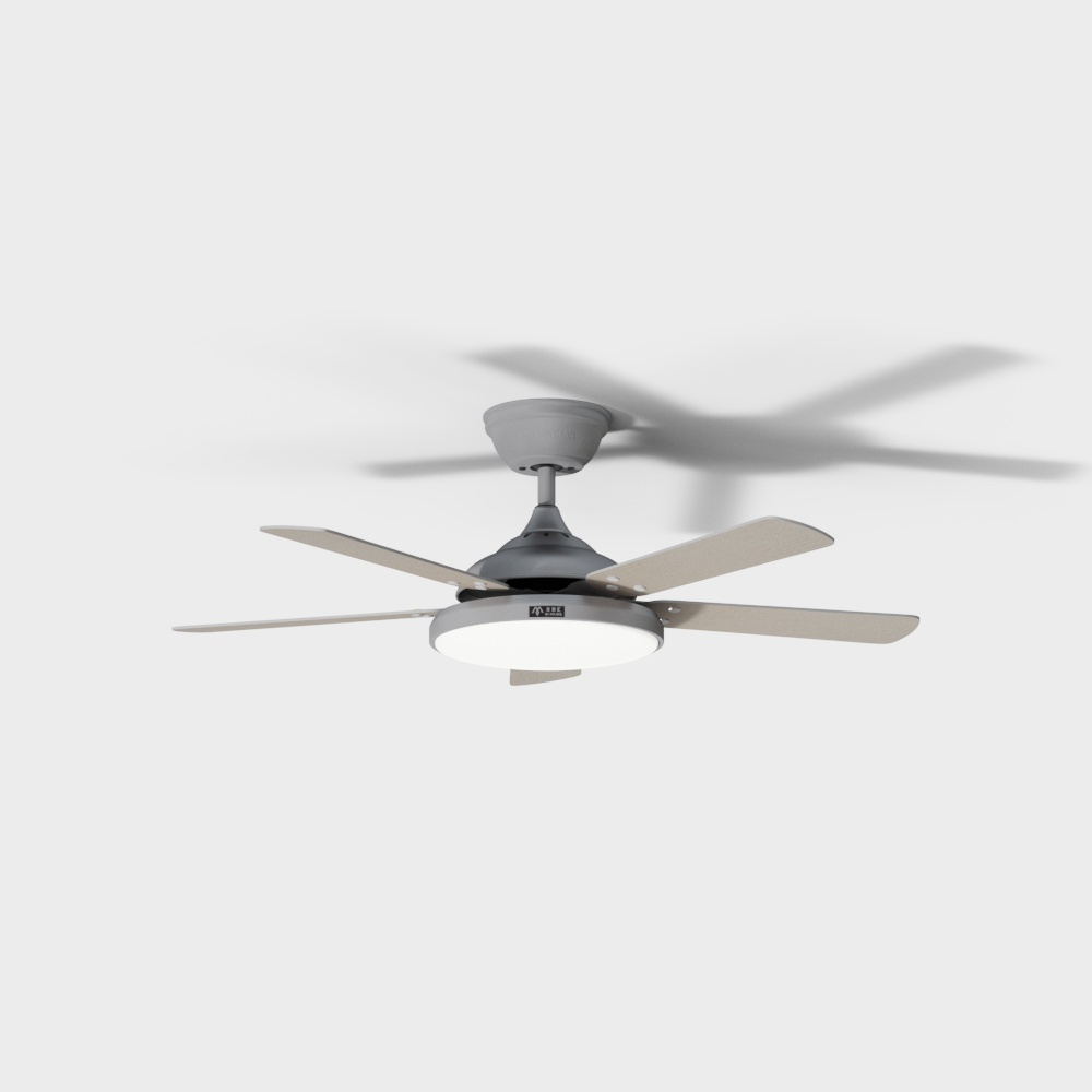 Famous Hui - Dòng Hiện Đại - Quạt Trần Lá Thẳng - M48-A102-Ya Grey