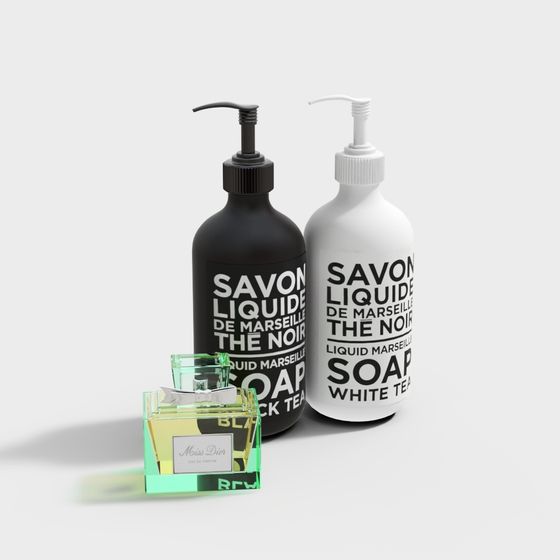 Scent and Sanitation Set 3D model