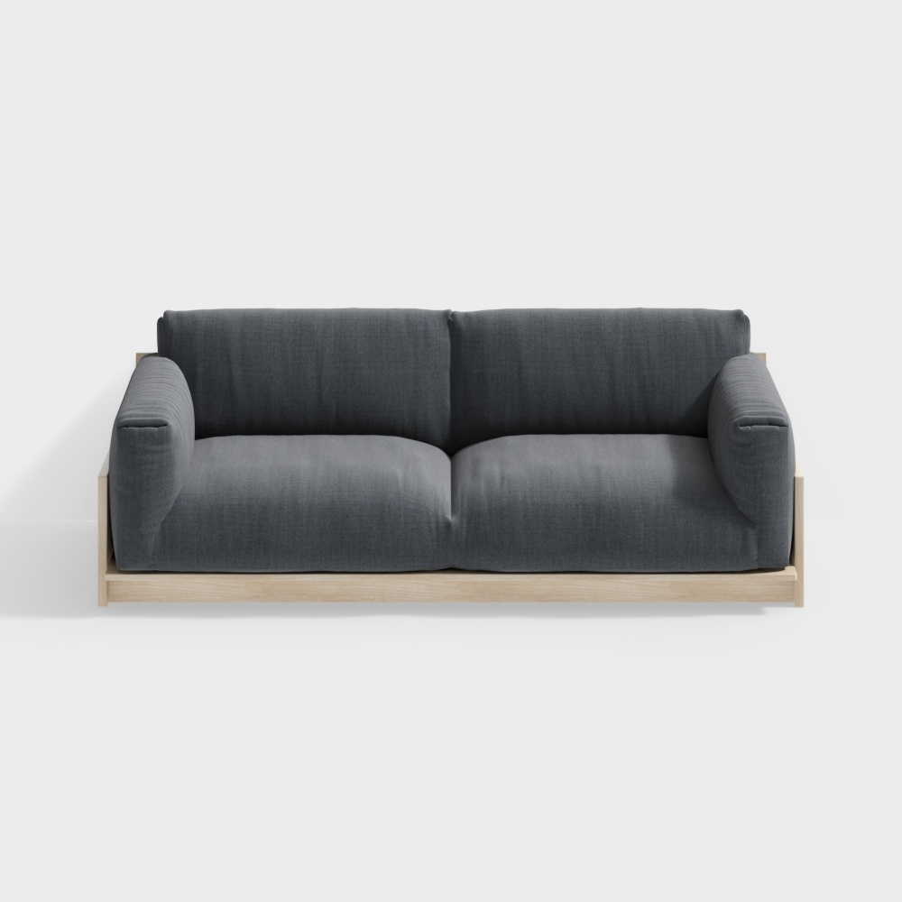 Modern Low-Poly Sofa 3D model
