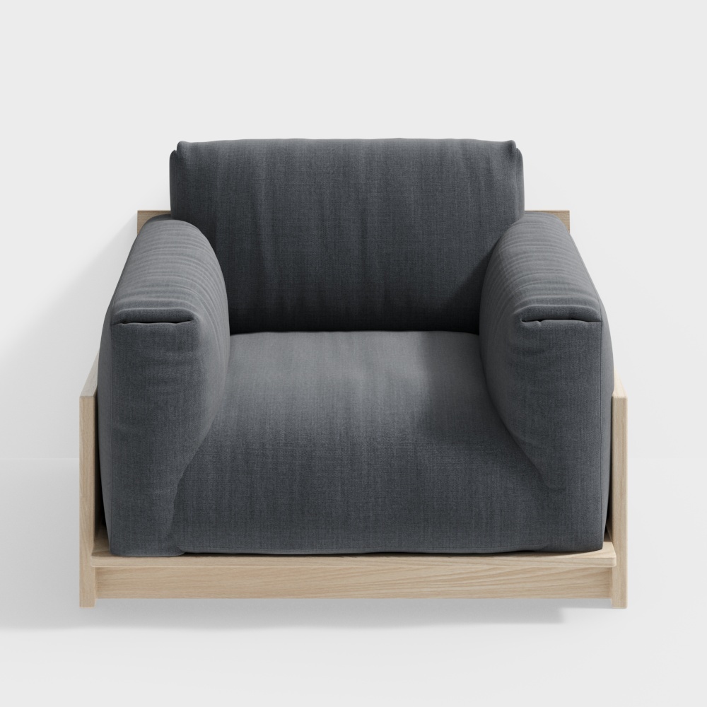 Cozy Lounge Chair 3D model