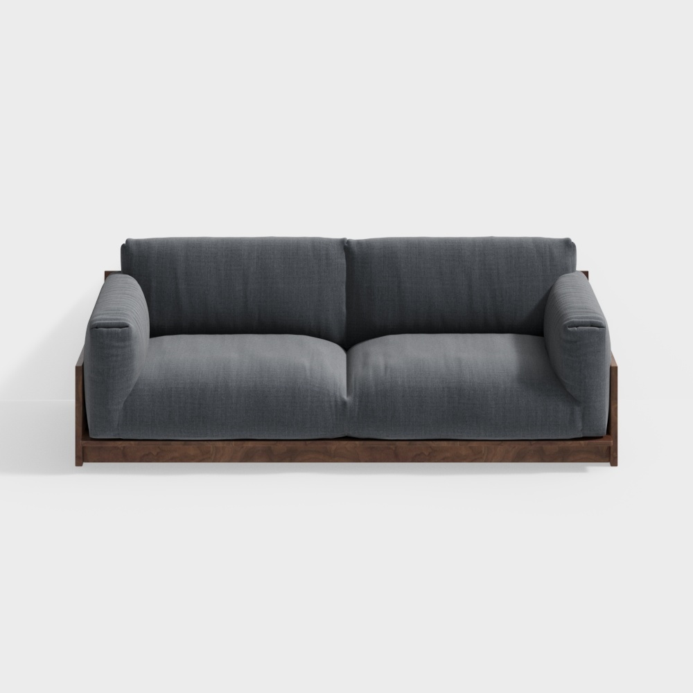 Elegant Minimalist Sofa 3D model