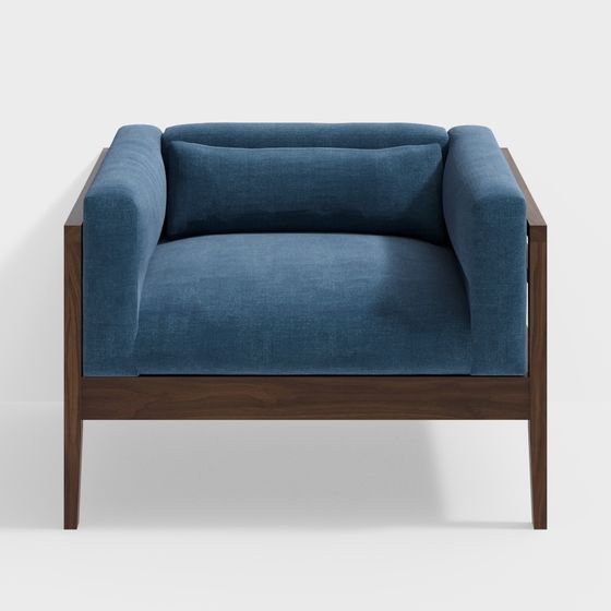 Mid-Century Modern Armchair 3D model