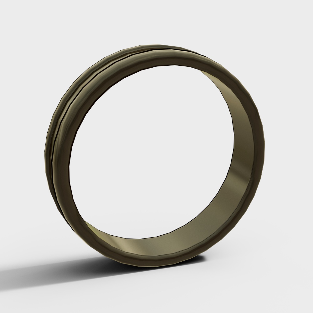 Ornement de bijoux contemporain en forme de bague