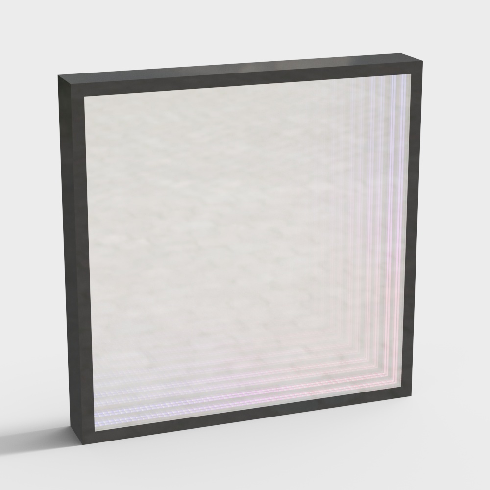 Specchio decorativo abissale moderno viola