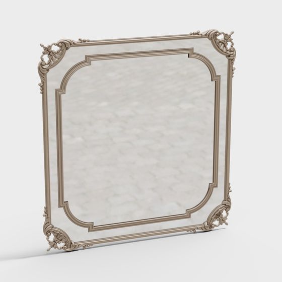 Specchio Decorativo Laterale in Metallo Jane O