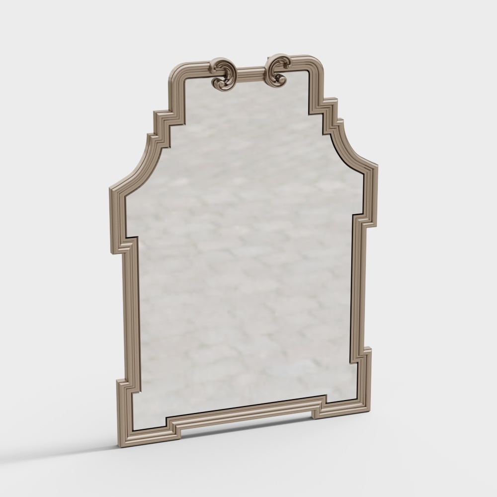 กระจกตกแต่งรอบแบบอเมริกัน