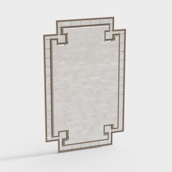 Vintage Frame 3D model with Low-Poly Design
