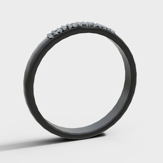 Stunning Diamond Ring 3D model