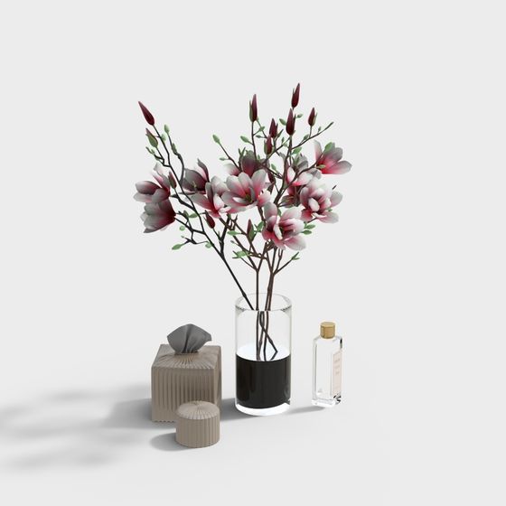 Spring Vase 3D model