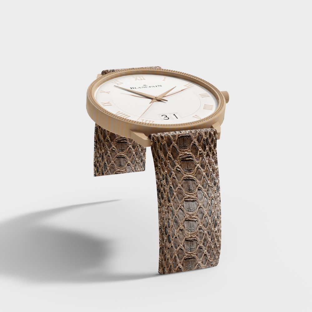 Boîte à bijoux moderne ornement montre