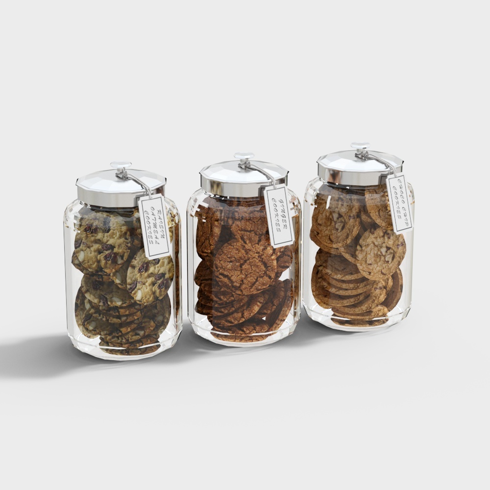 Modern Glass Jar Cookies