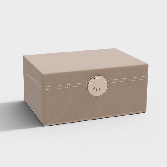 Elegant Storage Box 3D Model Design