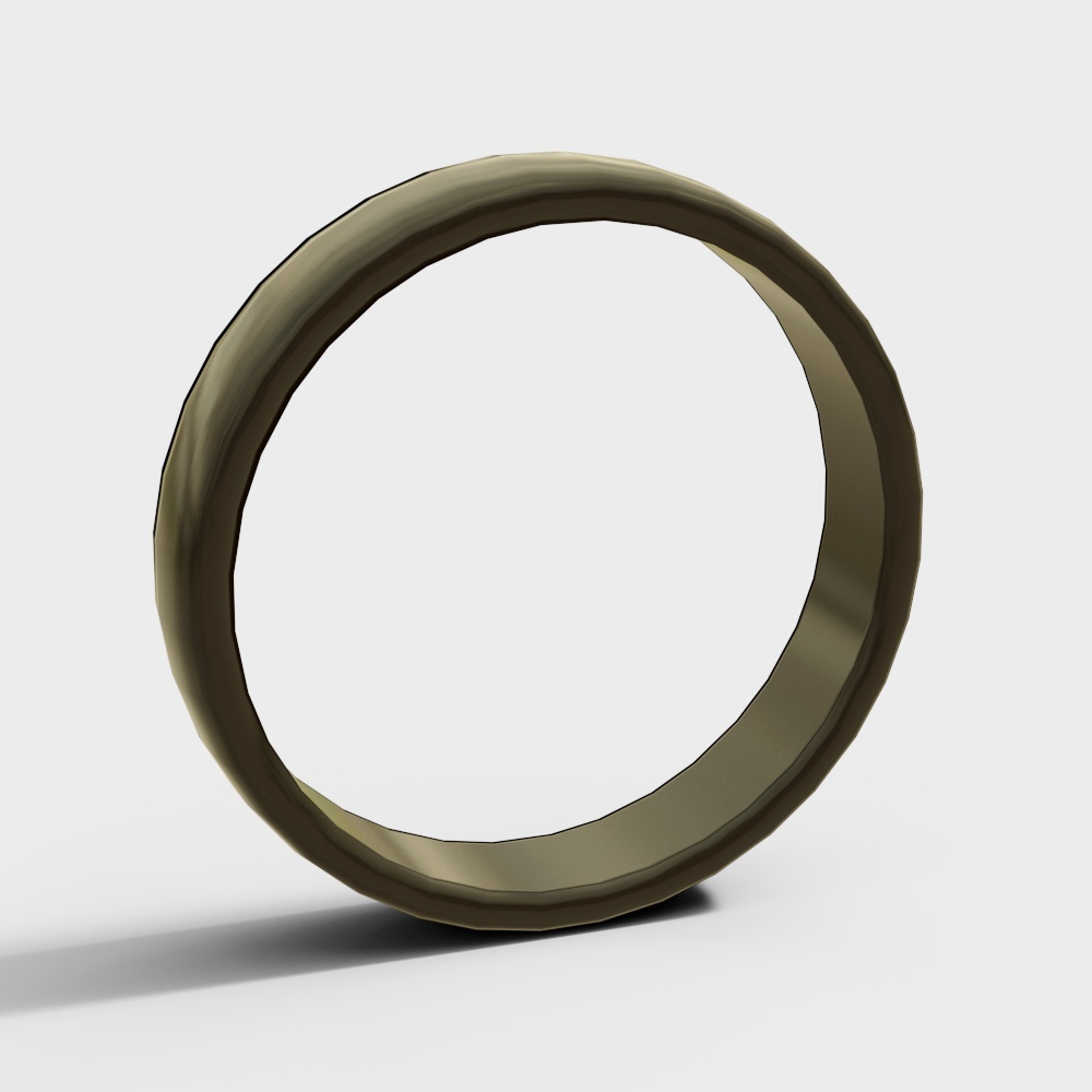 Modern Jewelry Box Ornament Circle Ring