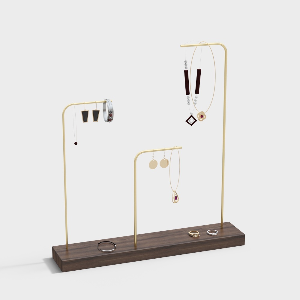 modern earrings necklace rings in jewelry