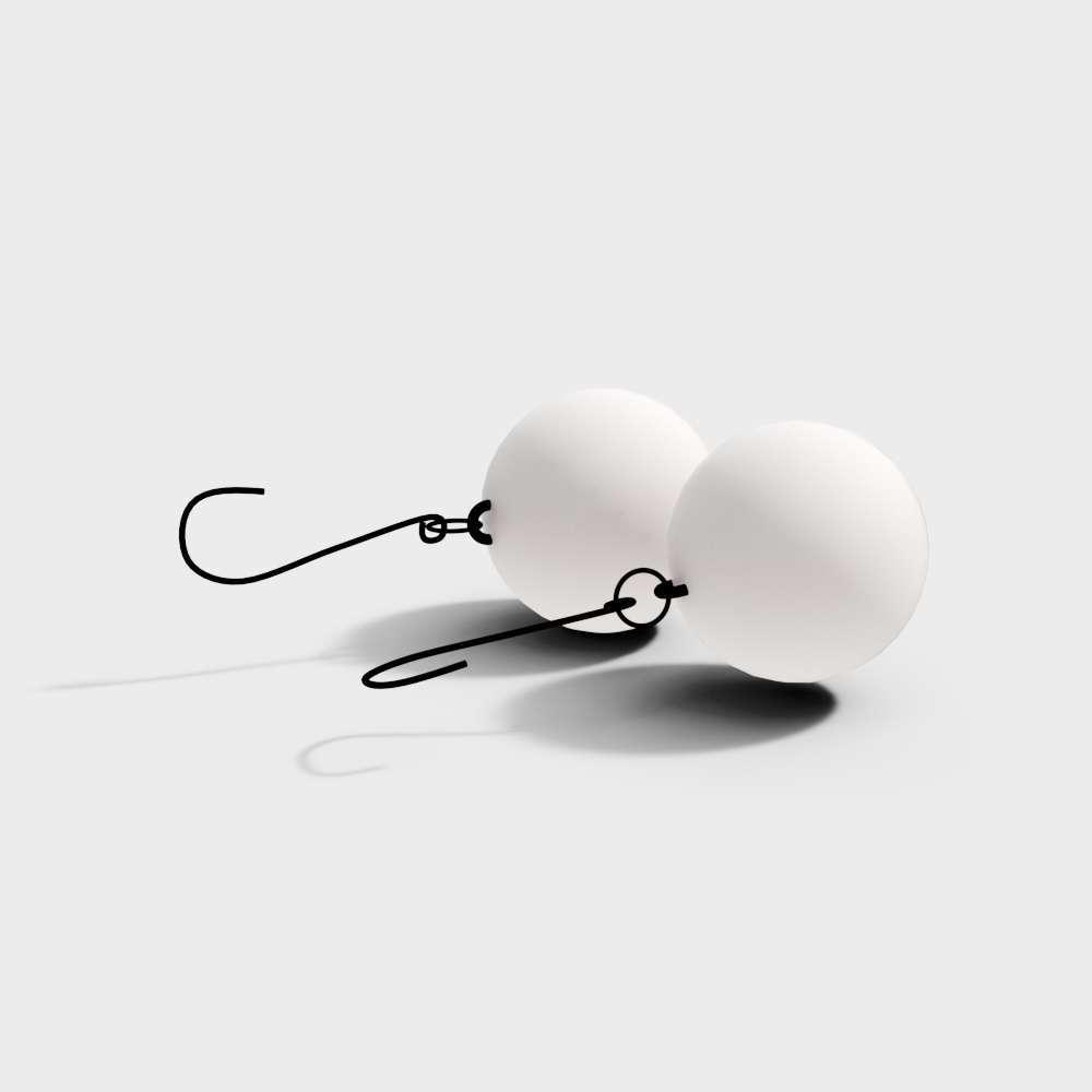 Orecchini a punto del ciondolo della scatola per gioielli moderna