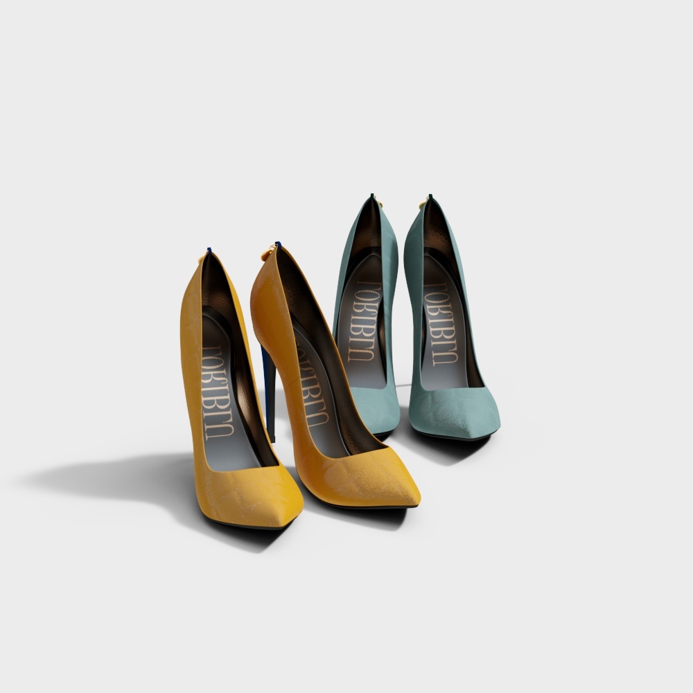 Elegant Heels 3D model