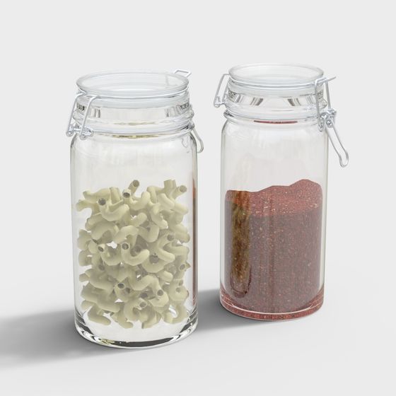 Charming Storage Jar 3D model for Everyday Life