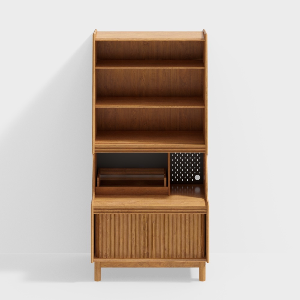 Van 家具 - Nana 書櫃 - 櫻桃木無玻璃