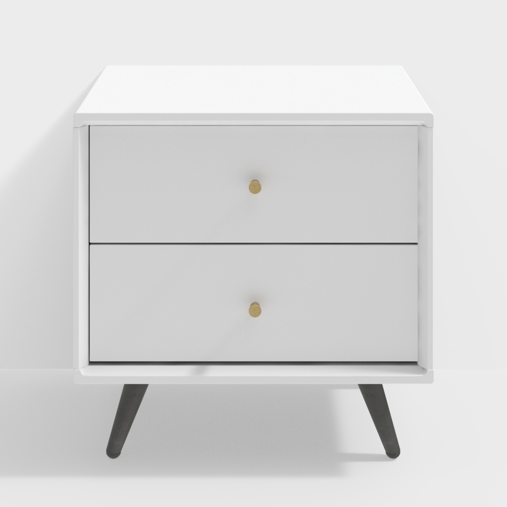 Mesa auxiliar blanca Nabi