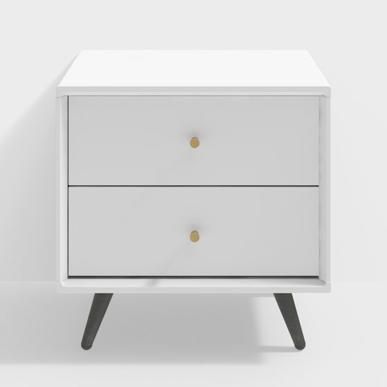 Mesa auxiliar blanca Nabi