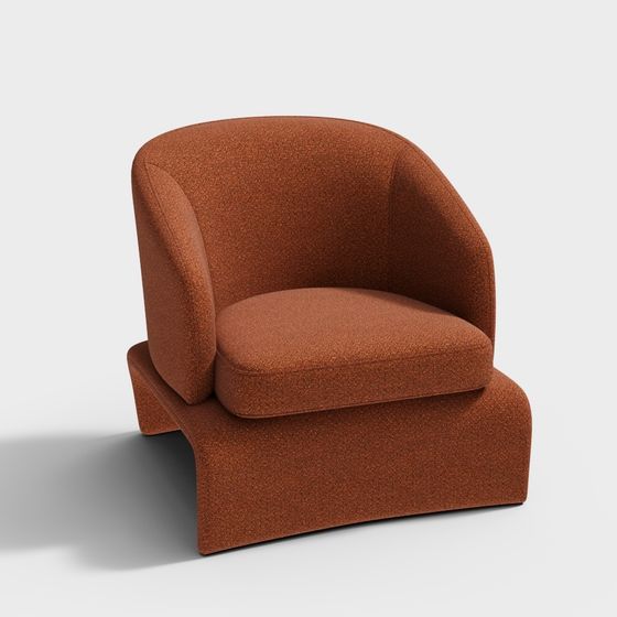 Cozy Reading Chair 3D model for Modern Interiors